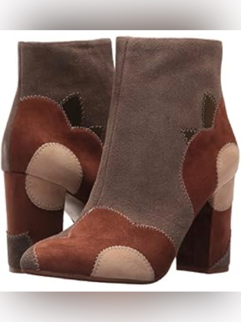 Seychelles Matinee Color Block Ankle Boots